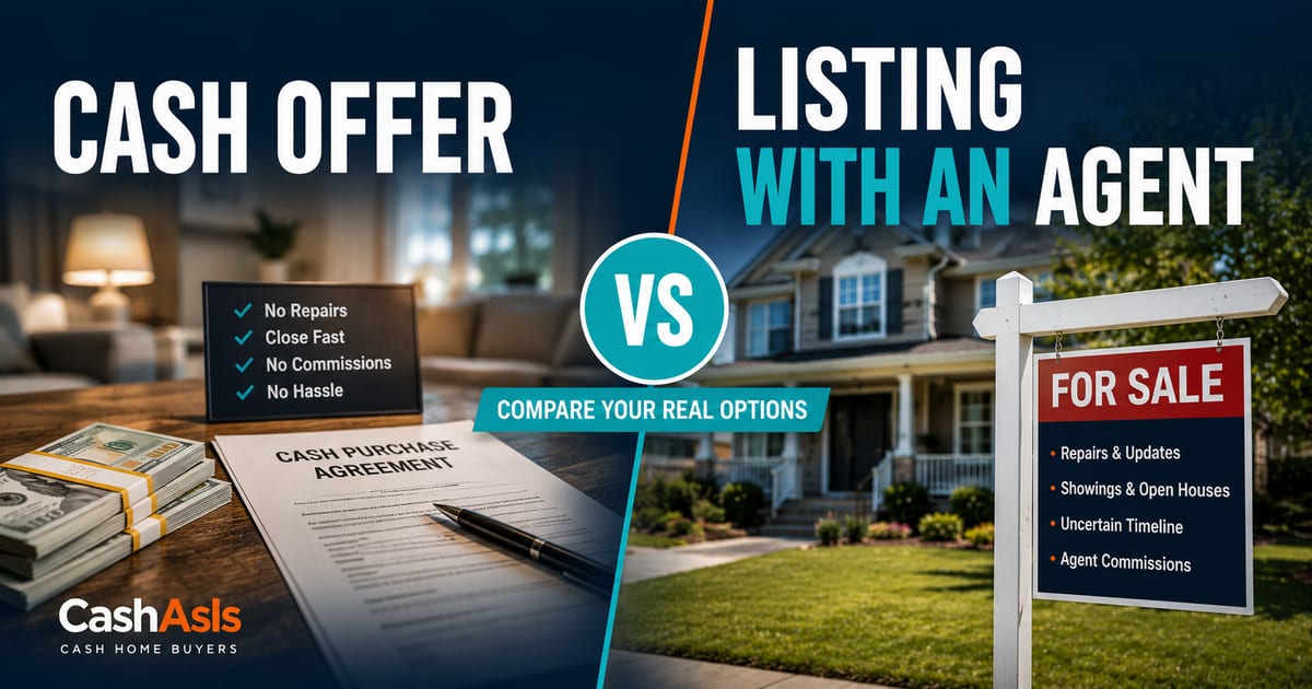 Cash offer vs. listing your Houston house — comparing speed, cost, and net proceeds