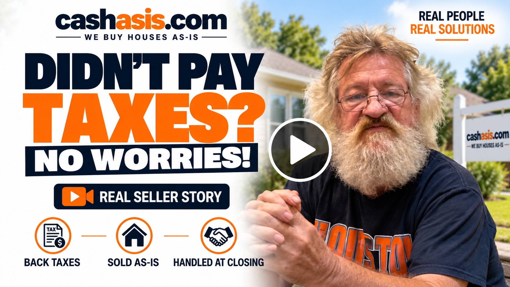 Didn't pay taxes? No worries — real CashAsIs seller story