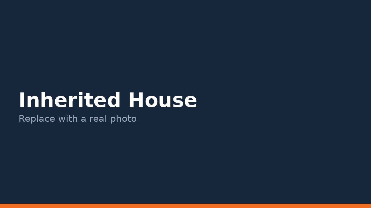 Inherited home in a Houston neighborhood
