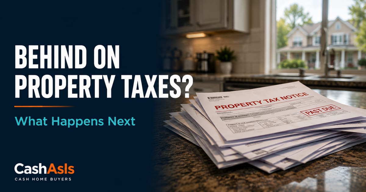 Selling a Houston house when you're behind on property taxes, before a tax foreclosure sale