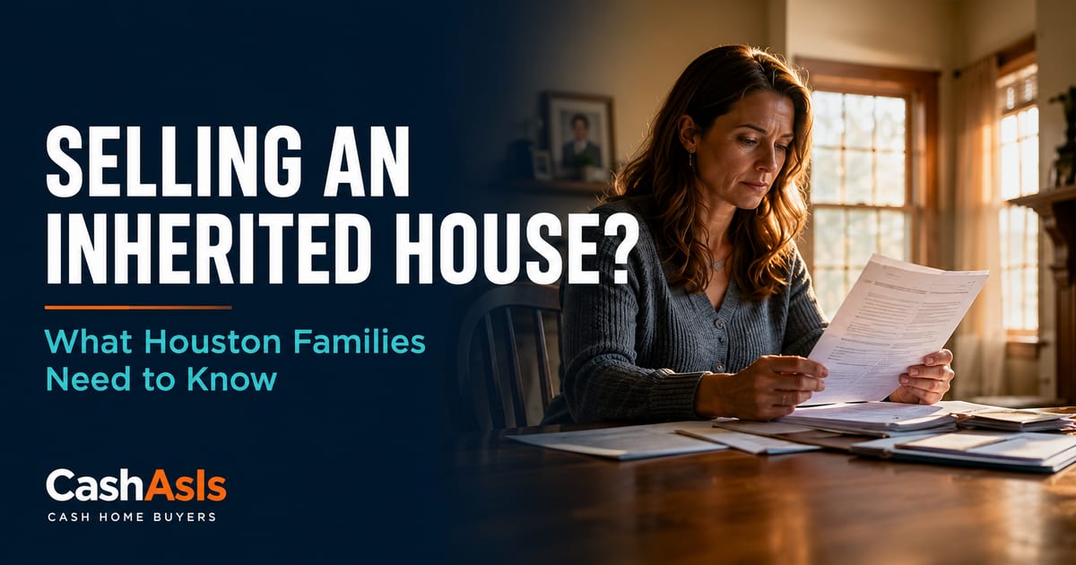Selling an inherited house in Harris County, Houston — a plain guide to probate and an as-is cash sale