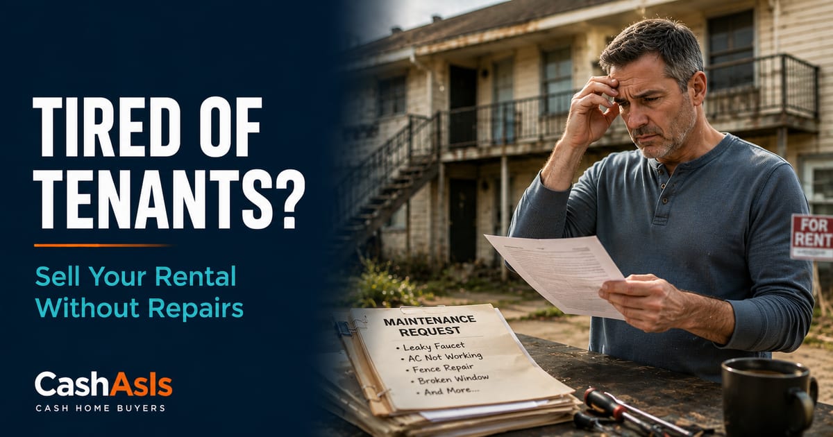 Tired landlord selling a Houston rental property fast and as-is — tenants and all