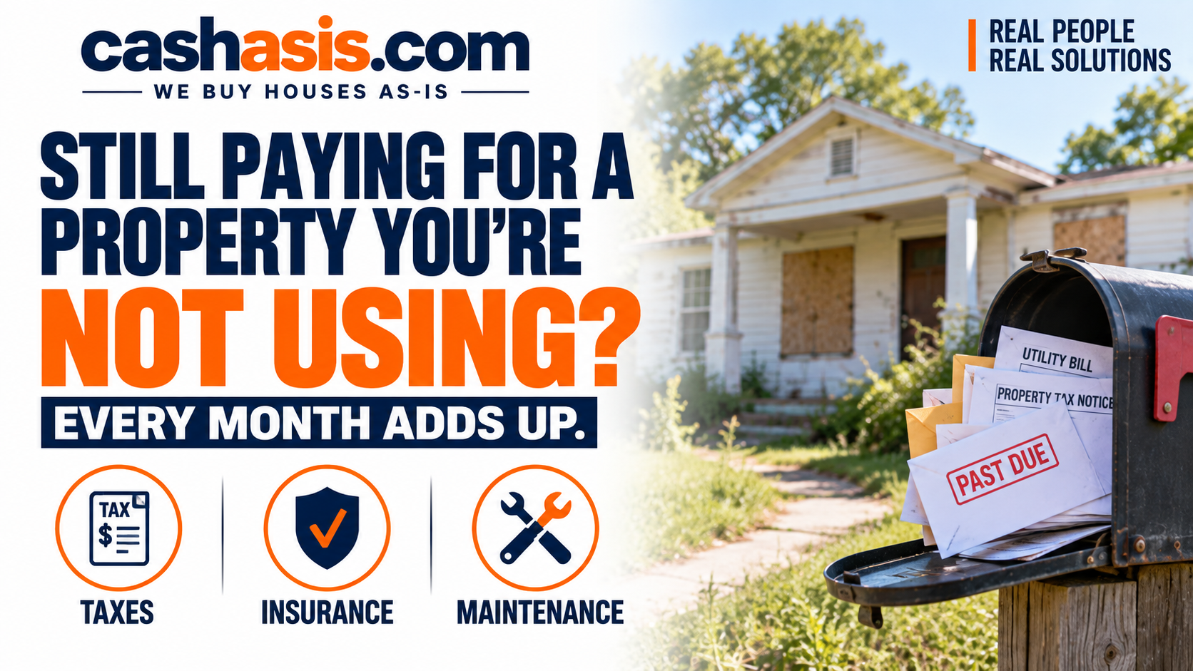Still paying for a property you're not using? Every month adds up