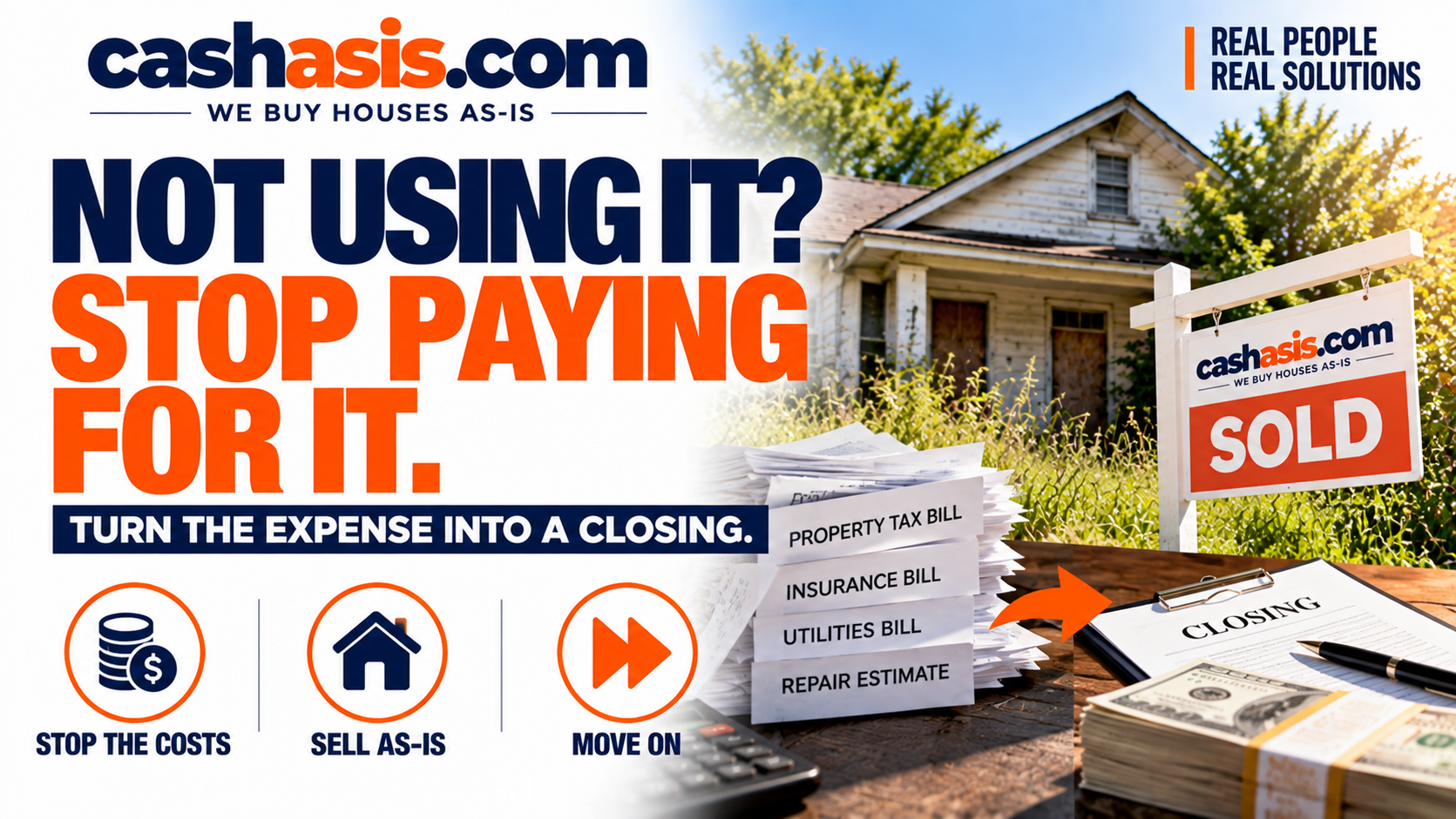 Not using it? Stop paying for it — CashAsIs