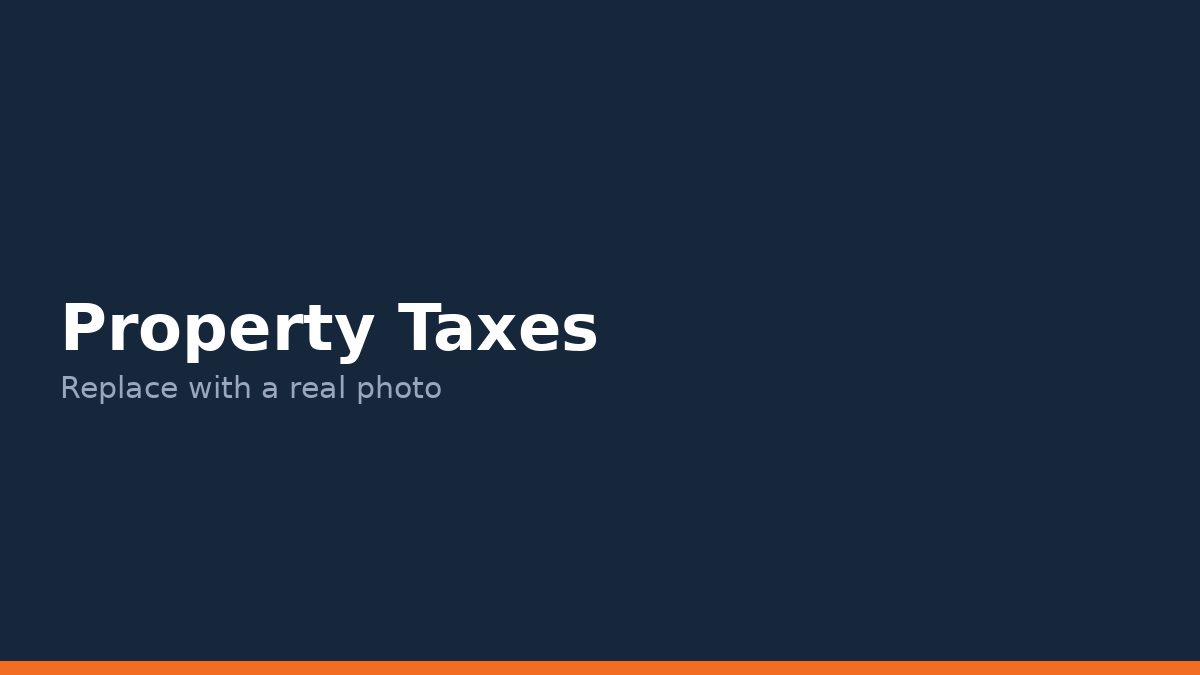 Houston homeowner reviewing a property tax notice