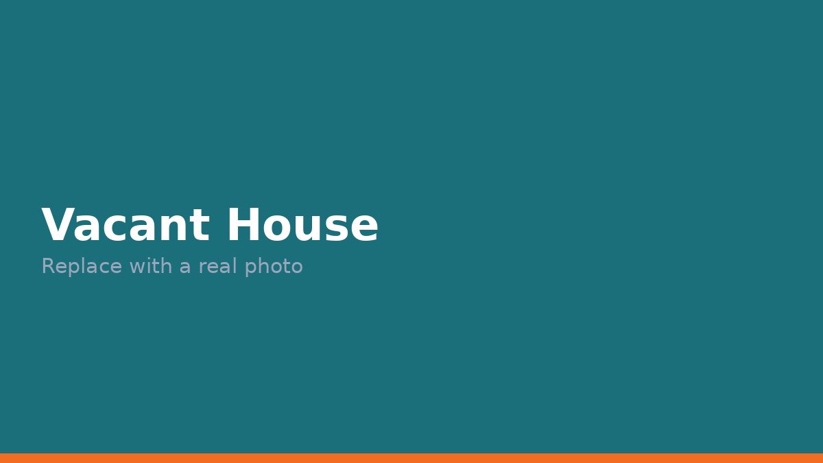 Vacant house in Houston ready to sell